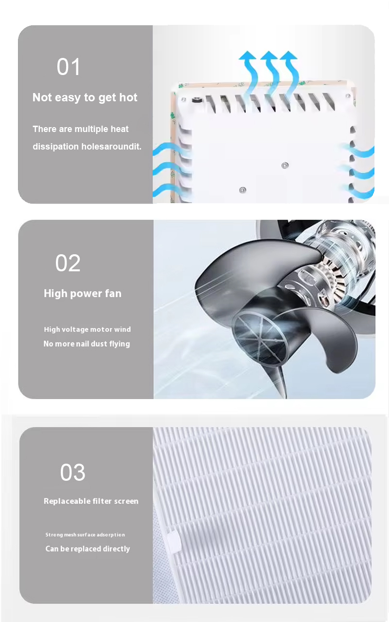 Rechargeable Vacuum Cleaner with Adjustable Speed