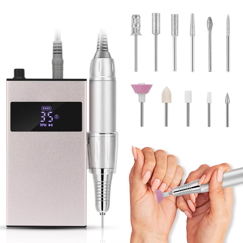 کیت دریل ناخن قابل حمل کم صدا